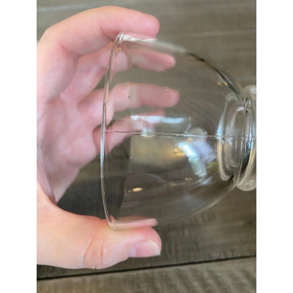 Glass punch cups set of 3
